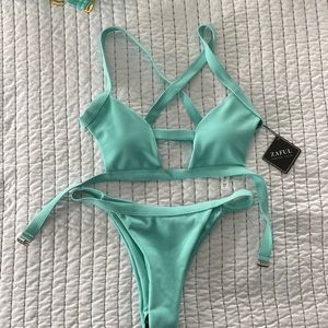 Zaful teal bikini